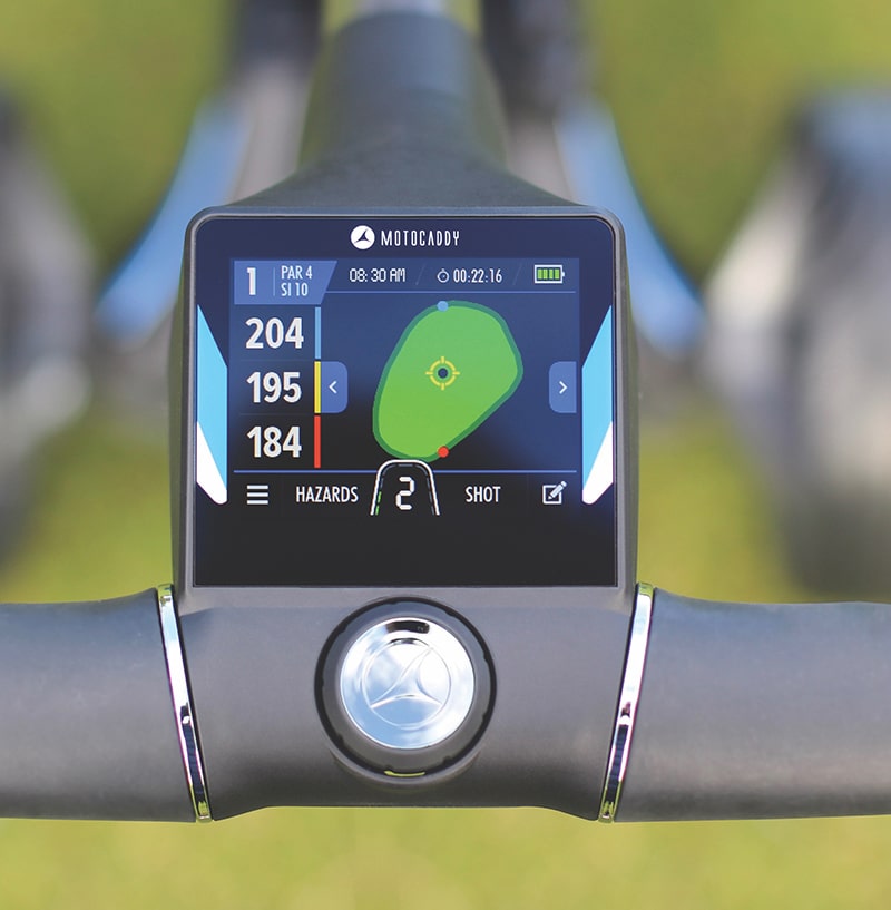motocaddy built in gps touch screen