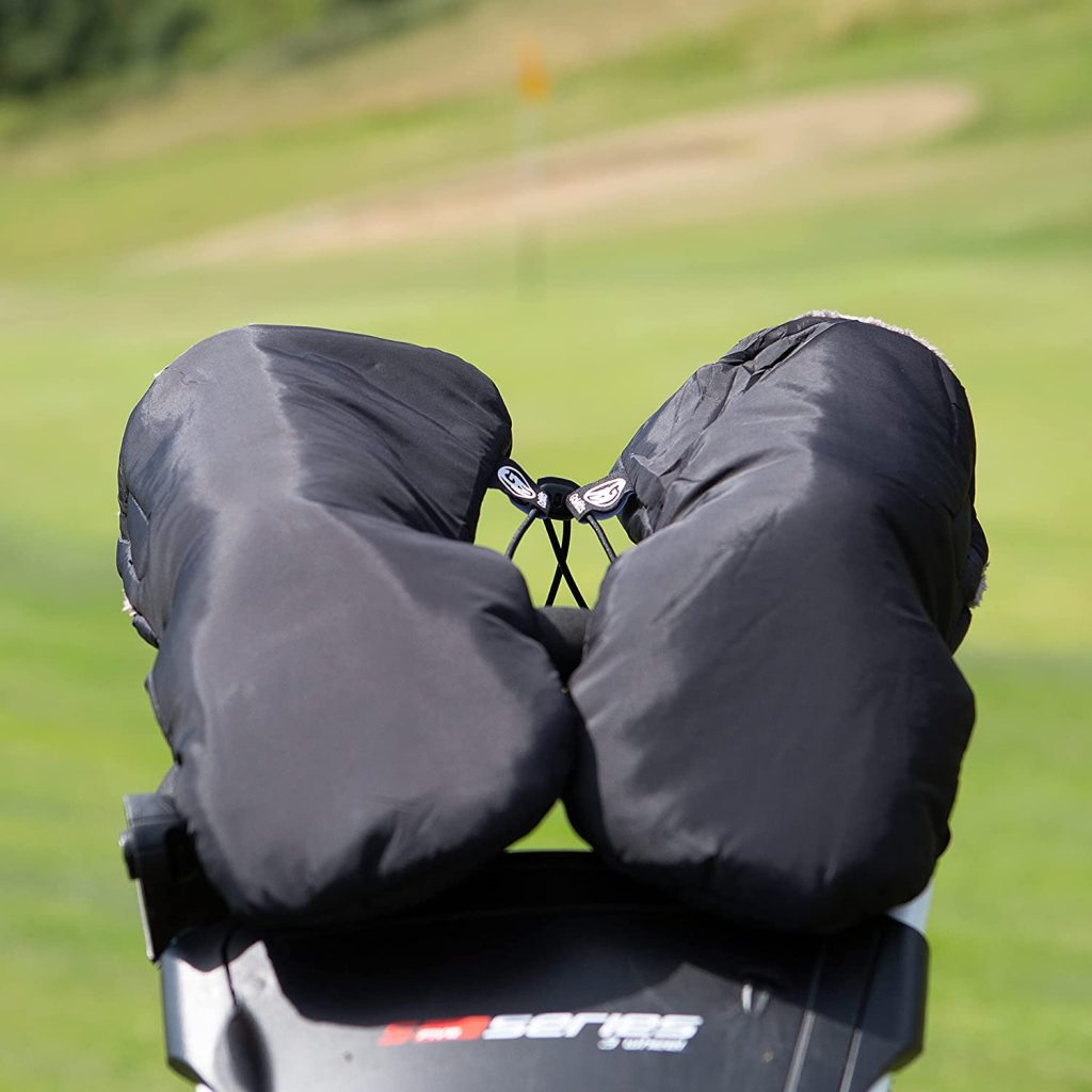 electric golf trolley hand warmer - mitt